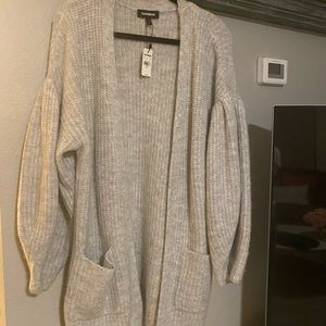 Express chunky knit cardigan